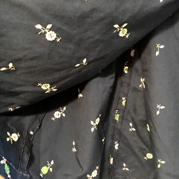 Vintage Gordon of Philadelphia Blue Floral skirt S - Picture 13 of 15